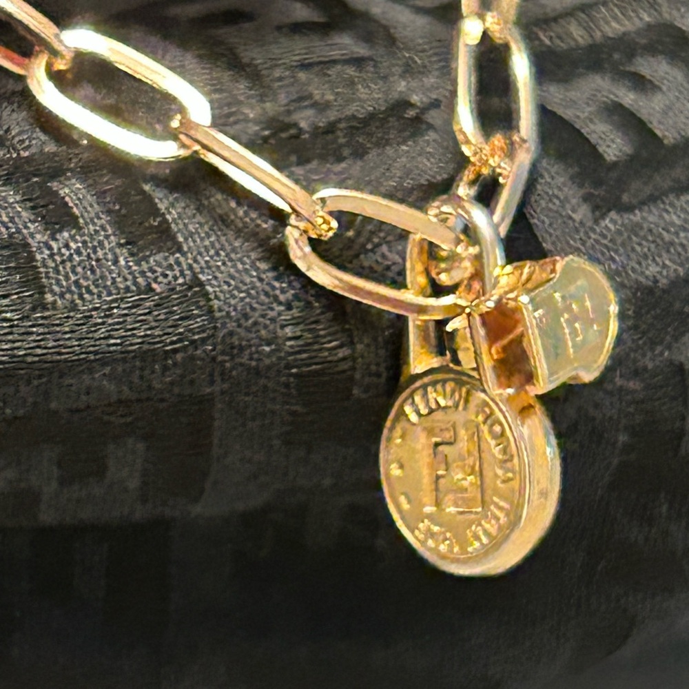 FENDI zipperpull repurposed charm bracelet ⭐️ - Picture 8 of 10